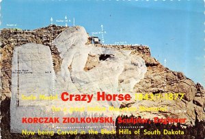 Scale model Crazy Horse Korczak Ziolkowski Sculptor, Engineer Black Hills SD 