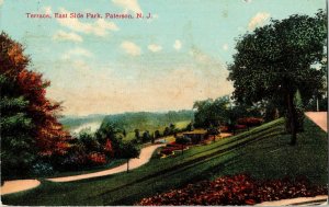 Terrace East Side Park Paterson New Jersey NJ WOB Postcard Antique Vintage UNP 
