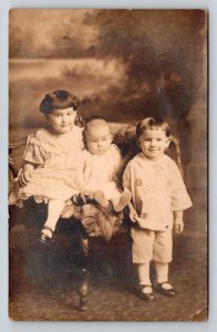 RPPC  Adorable Children  Chicago  Illinois   Postcard