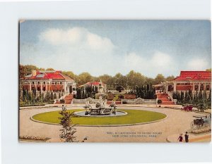 Postcard Approach To Baird Court New York Zoological Park Bronx New York USA