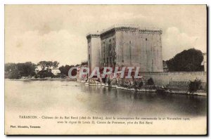 Old Postcard Tarascon Chateau said King Rene Cote du Rhone which construction...