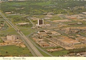Minneapolis MN Minnesota INTERSTATE 494~NORMANDALE AREA Aerial View 4X6 Postcard
