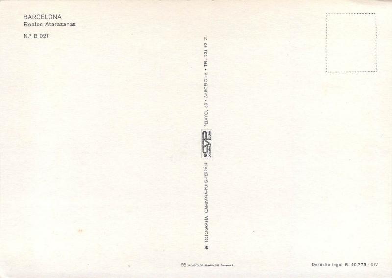 Reales Atarazanas ship Barcelona Spain