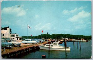 Virginia Beach Virginia 1956 Postcard Cavalier Yacht And Country Club