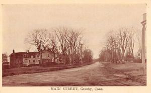 Granby Connecticut Main Street Scene Historic Bldgs Antique Postcard K29579