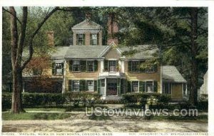Home of Hawthorne - Concord, Massachusetts MA  
