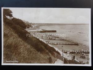 Essex: Dovercourt Bay showing beach & Bandstand - Old RP Postcard