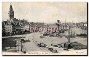 Old Postcard Dunkirk Wharf Dutch