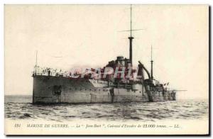 Postcard Old Navy War Ship From Querre The Jean Bart Breastplate of Wing 2300...