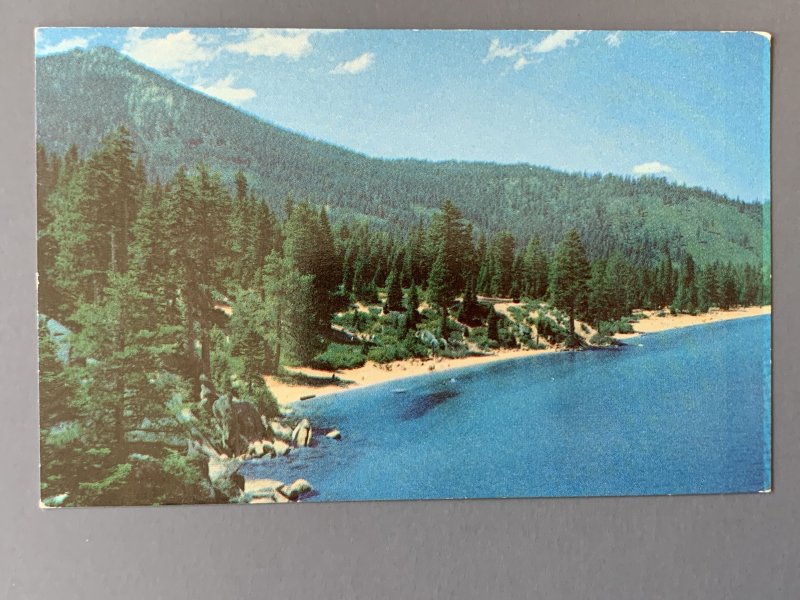 Bliss State Park Lake Tahoe CA Chrome Postcard A1163090057