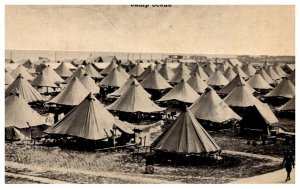 Military Camp Scene Tent Barracks