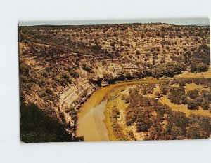 Postcard The Frio River winds through the hill country of Central Texas