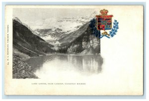 c1910 Lake Louise, Near Laggan, Canadian Rockies Foreign Private Postcard 