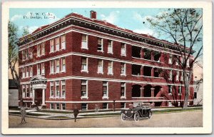 Y.W.C.A. Fort Dodge Iowa IA Street View Front Building Postcard