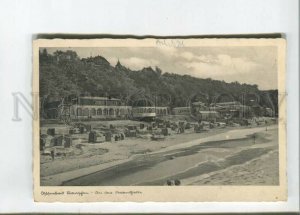 472795 RUSSIA Kaliningrad Svetlogorsk RAUSCHEN beach Vintage german postcard