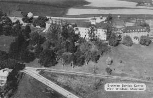 BRETHREN SERVICE CENTER-NEW WINDSOR MARYLAND-AERIAL VIEW POSTCARD