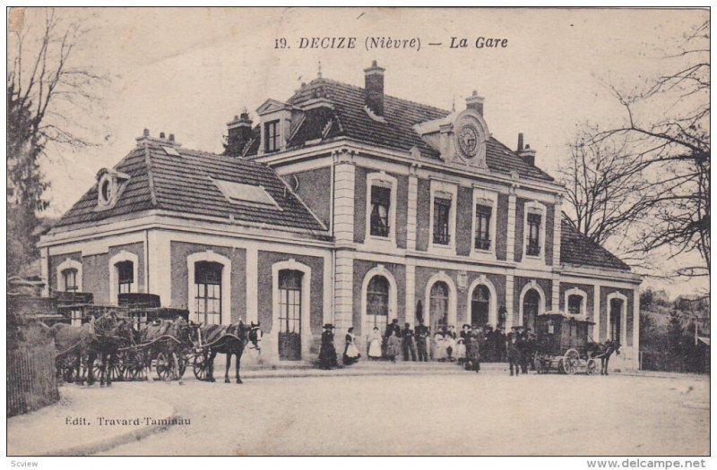 DECIZE , Nièvre , France , 00-10s : La Gare