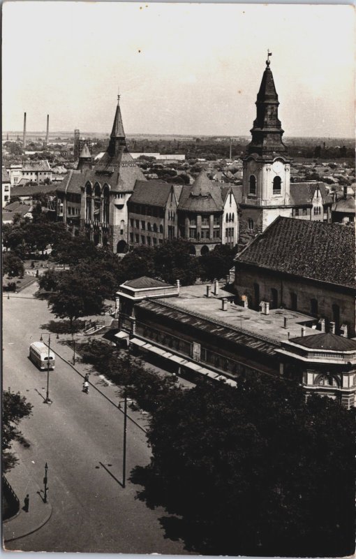 Hungary Kecskemet Varoskep Kecskemét Vintage RPPC C169