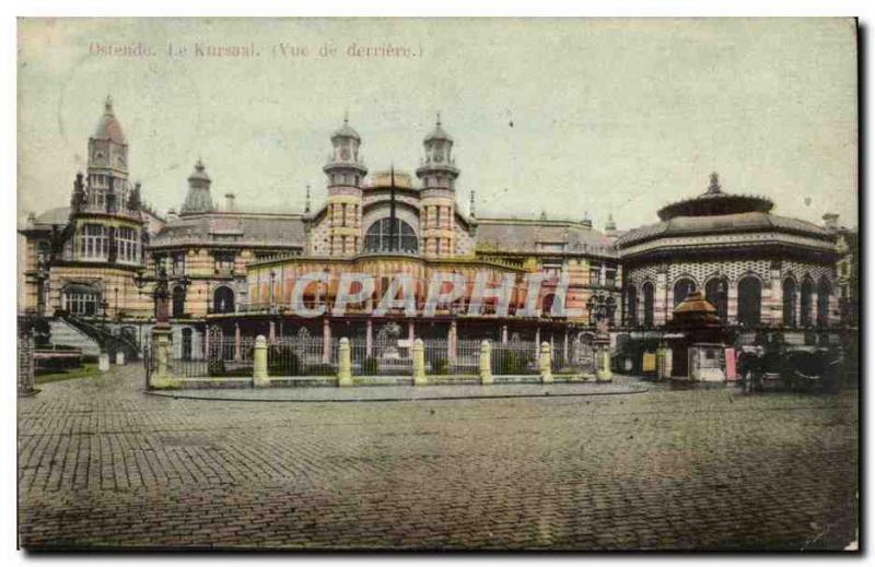 Old Postcard Ostend Belgium The Kursaal