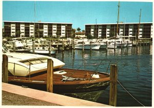 Postcard Fishing & Pleasure Boats Marina Shopping Centers North Palm Beach FL