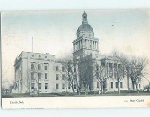 Pre-1907 VERY EARLY VIEW OF STATE CAPITOL BUILDING Lincoln Nebraska NE G2625