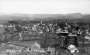 Salem NY Birds Eye View 1931 RPPC Postcard