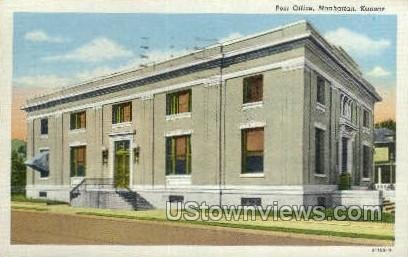 Post Office - Manhattan, Kansas KS