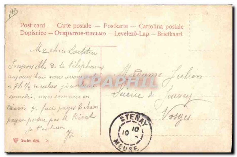 Old Postcard German imperial Army Maneuvers