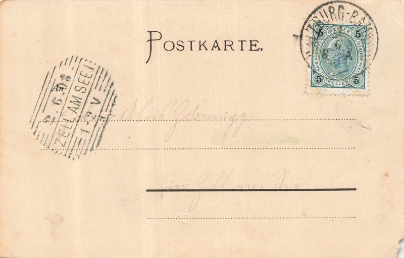 AUSTRIA~Salzburg-Hellbrunn Park~1903 POSTCARD