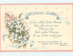 Unused Divided-Back BEAUTIFUL EASTER LILY FLOWERS o6654