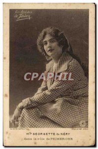 Postcard Modern Cinema Miss Georgette Nery in the role of Primerose