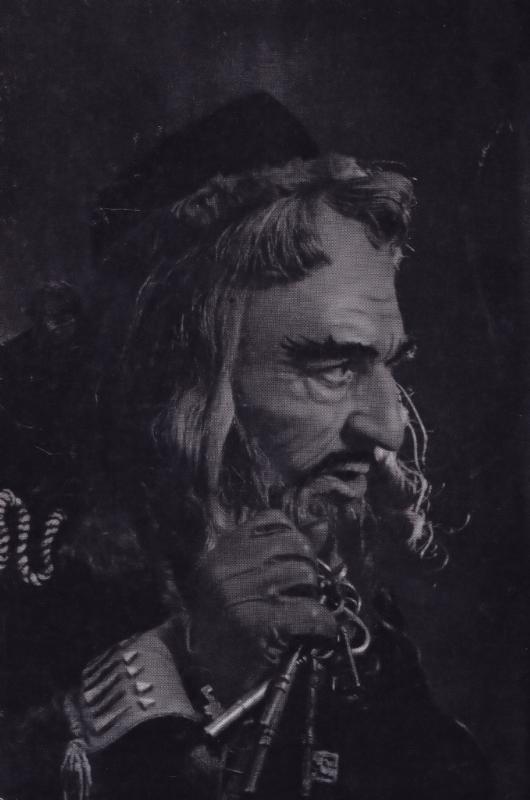 Michael Redgrave as Shylock Royal Shakespeare Company Theatre Postcard