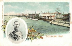 Germany  Dusseldorf in 1902 Coastal View Ships Official Postcard