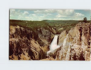 Postcard The Grand Canyon Of The Yellowstone National Park Wyoming USA