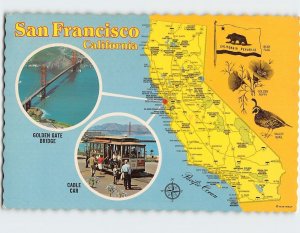 Postcard San Francisco, California