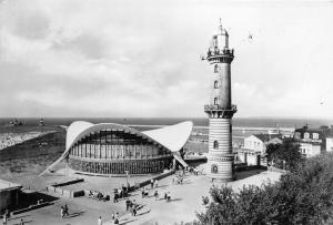 BG15697 warnemunde hotel teepott lighthouse  rostock germany CPSM 14.5x9cm