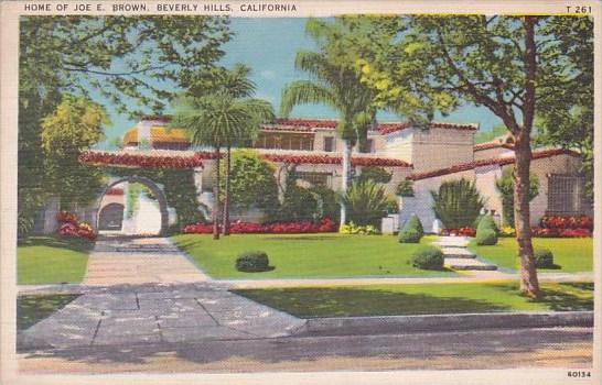 California Beverly Hills Home Of Joe E Brown