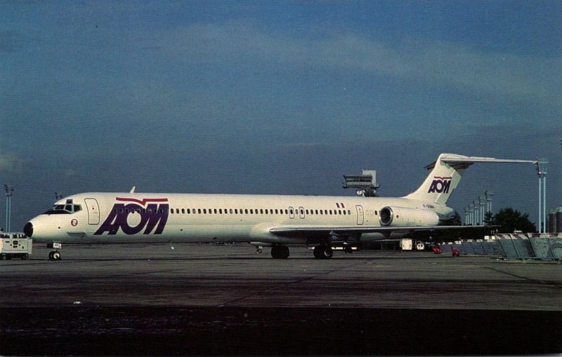 AOM French Airlines McDonnell Douglas MD-83 At Orly Airport Paris