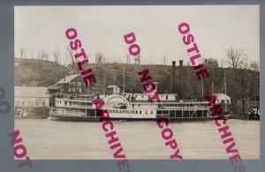 MINNESOTA 1870 STEAMBOAT MINNEAPOLIS Steamer MISSISSIPPI RIVER BROMLEY PHOTO #76