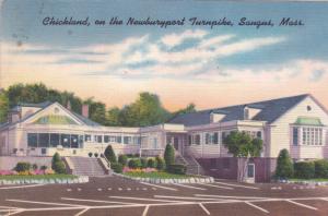 US Postcard 1952 K2573 Chickland On The Newburyport Turnpike Saugus, Mass. #804