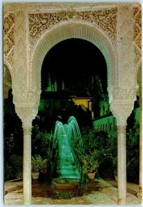 M-21766 Lighted Gardens of The Generalife Granada Spain