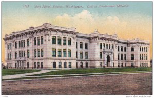 EVERETT, Washington, 1900-1910´s; High School