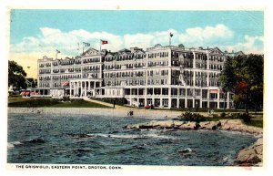 Postcard BUILDING SCENE Groton Connecticut CT AQ6575