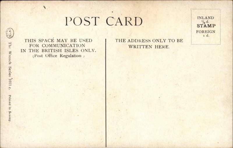 Vintage Postcard ICELAND Fiord British Navy HMS Champion SCHOONER