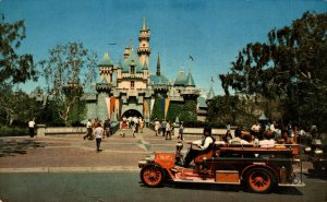 Disneyland Anaheim Sleeping Beauty Castle Chrome Postcard 08.53