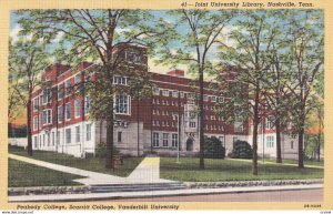 Joint University Library, Peabody College, Scarritt College, Vanderbilt Unive...