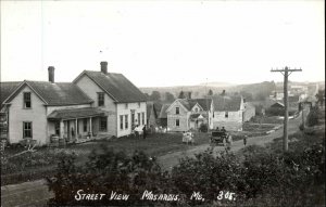 Masardis Maine ME c1910 Real Photo 1950s Reissue RPPC PC