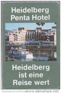 GERMANY HEIDELBERG PENTA HOTEL VINTAGE LUGGAGE LABEL