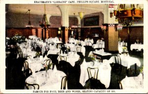 Canada Montreal Phillips Square Krausmann's Lorraine Cafe