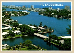 Florida Fort Lauderdale Aerial View Looking Northeast